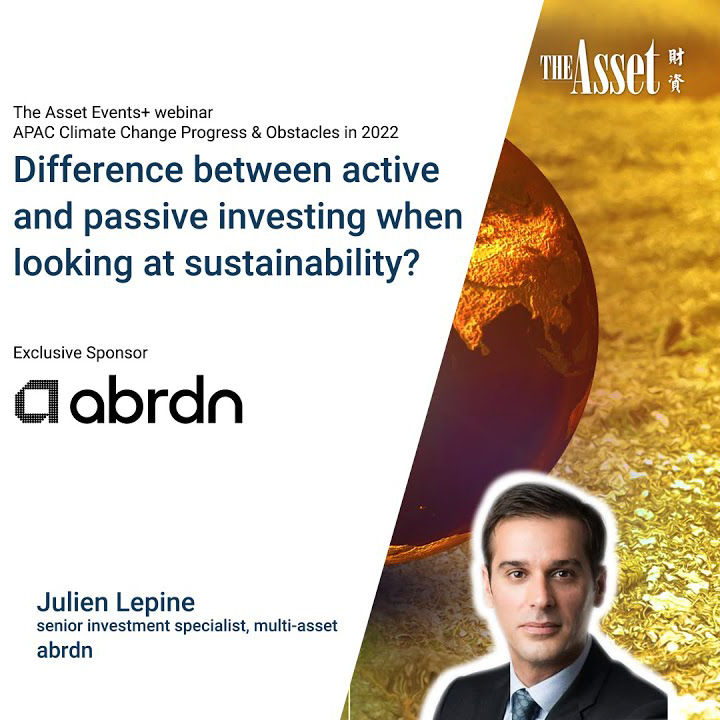 Difference between active and passive investing when looking at sustainability?