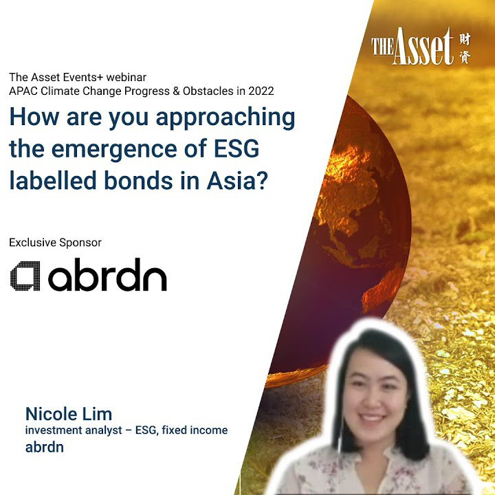 How are you approaching the emergence of ESG labelled bonds in Asia?